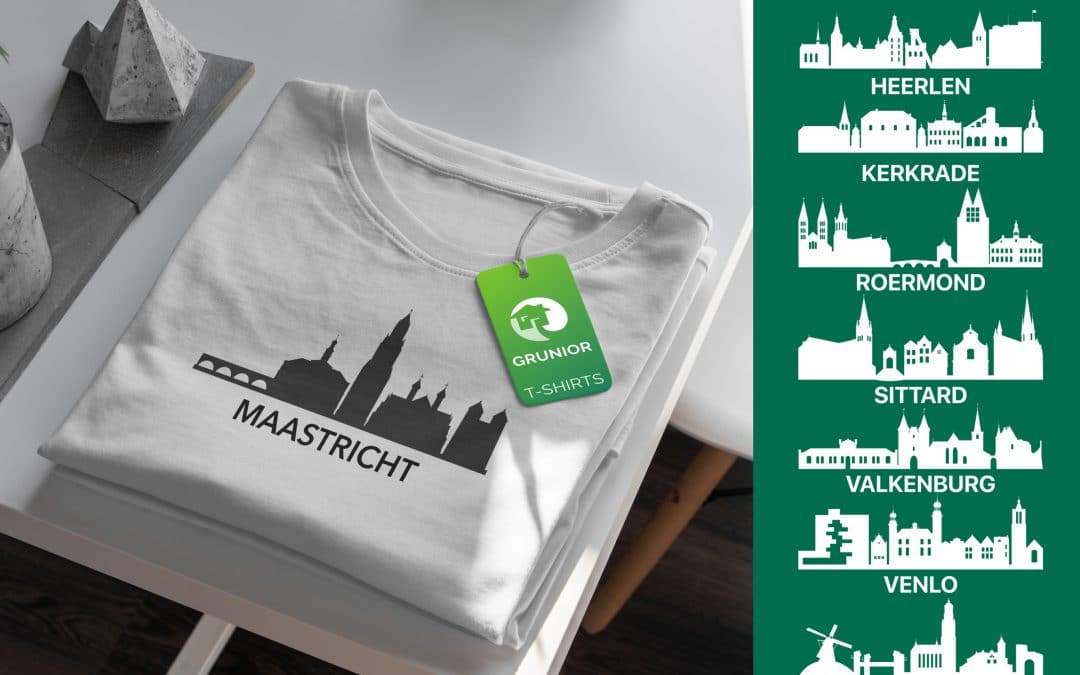 Onze Limburg skyline t-shirts kunnen besteld worden
